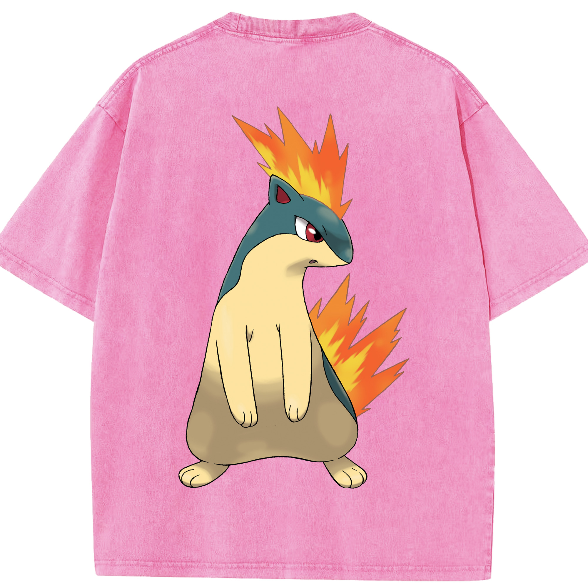 （画像用） ポケットモンスター Pokémon 綿100% ヴィンテージ風 半袖Tシャツ（背面プリント）